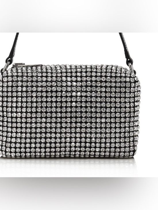 Vera Wang Handbags - Vera Wang bag Supreme Rhinestone Crossbody Bag in Black & Silver , used once.